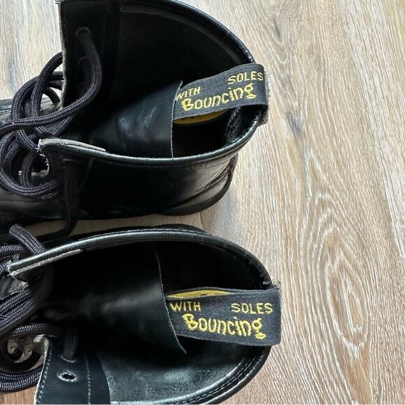 Vintage 90\'s 1460 Dr. Martens Made in England 8 Eyelet Black Boots -UK 8 (US 10) main image 6
